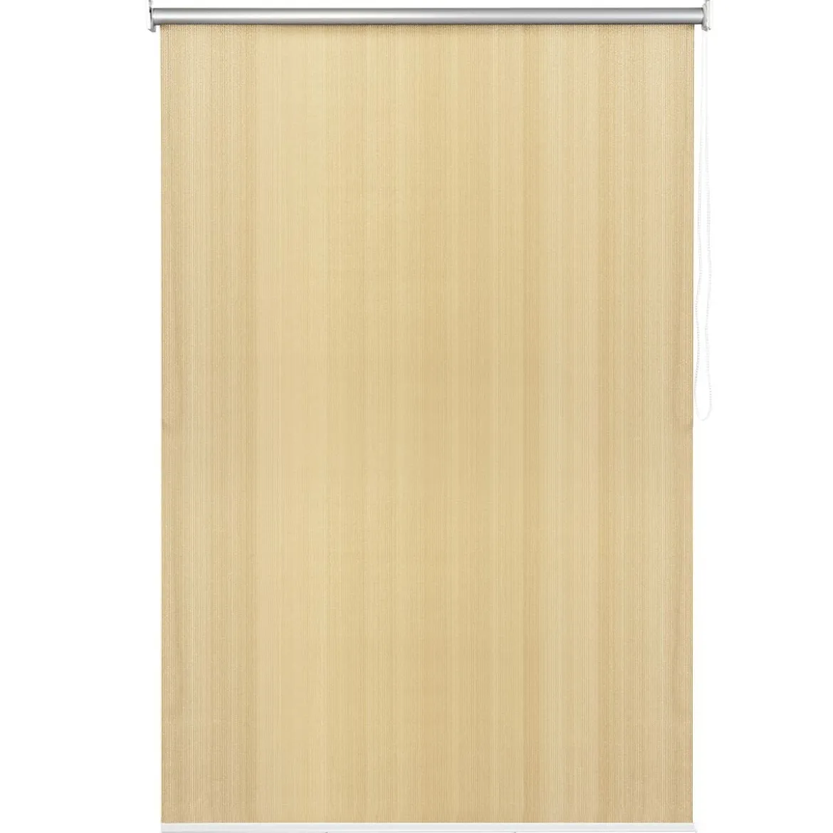 Abdunkelungsrollo Außenjalousie mit UV-Schutz Rolljalousie mit Sonnenschutz 121x181 cm Beige