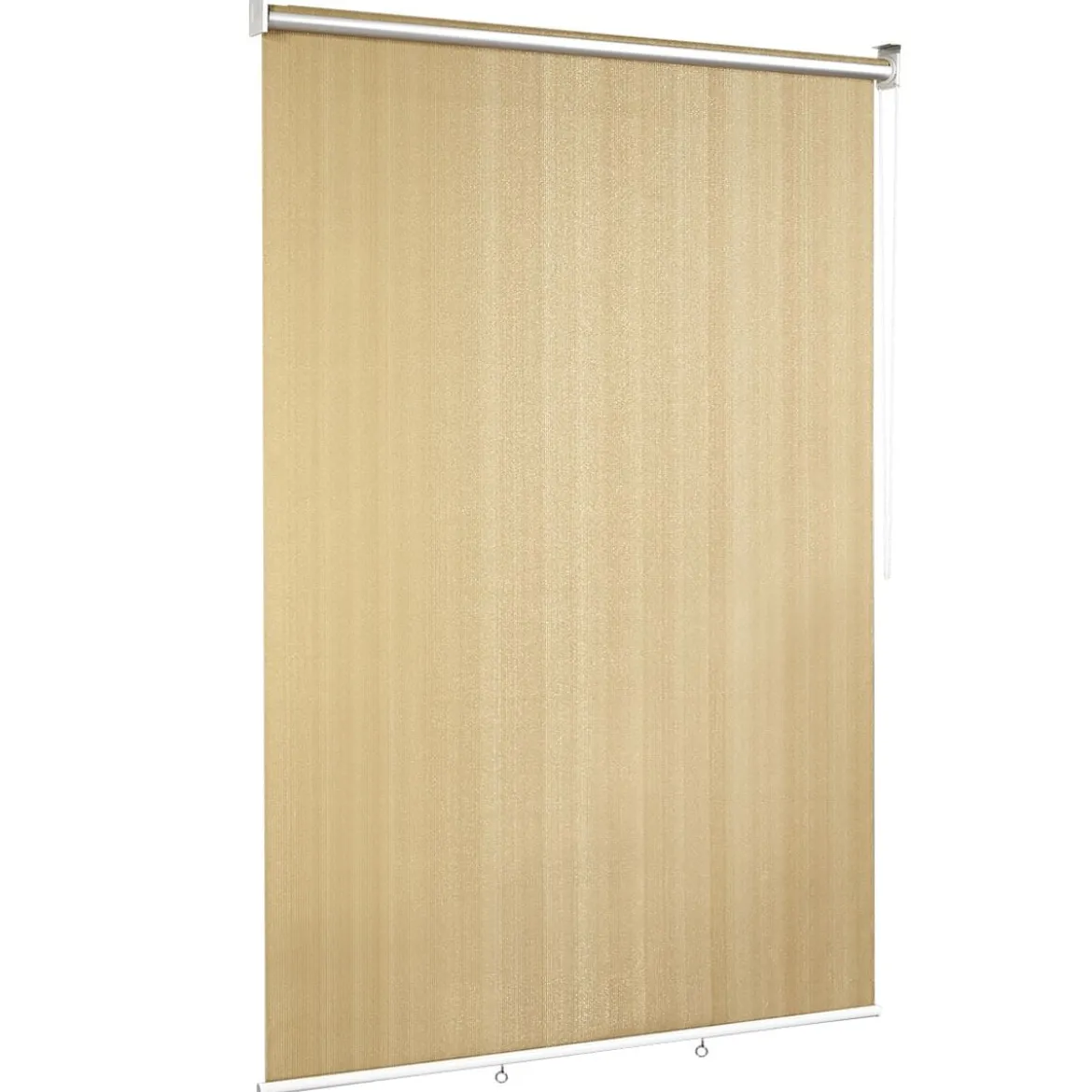 Abdunkelungsrollo Außenjalousie mit UV-Schutz Rolljalousie mit Sonnenschutz 121x181 cm Beige