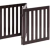 Absperrgitter Hunde 60cm Hoch Schutzgitter Holz Klappbar 3 Paneelen Braun