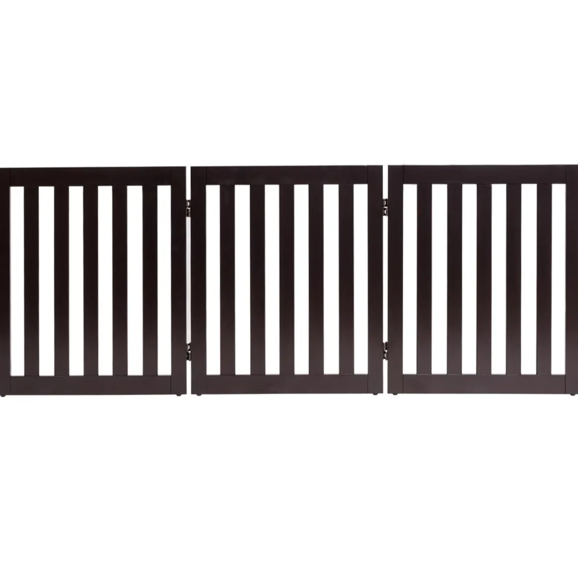 Absperrgitter Hunde 60cm Hoch Schutzgitter Holz Klappbar 3 Paneelen Braun