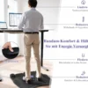 Anti-Ermüdungsmatte mit Massagepunkten & 360° Rollendem Massageball Stehmatte