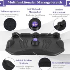 Anti-Ermüdungsmatte mit Massagepunkten & 360° Rollendem Massageball Stehmatte