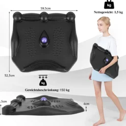 Anti-Ermüdungsmatte mit Massagepunkten & 360° Rollendem Massageball Stehmatte