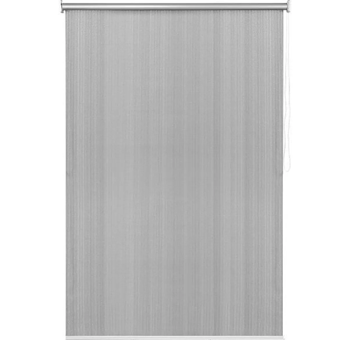 Außenjalousie mit UV-Schutz Abdunkelungsrollo Outdoor Rolljalousie Sonnenschutzrollo 121x181 cm Grau