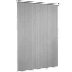 Außenjalousie mit UV-Schutz Abdunkelungsrollo Outdoor Rolljalousie Sonnenschutzrollo 121x181 cm Grau