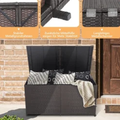 Aufbewahrungsbox mit 662 L Fassungsvermögen 150 x 77 x 73 cm