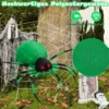 Aufblasbare Halloween-Spinne mit Spinnennetz Spinne mit Rotierendem LED-Licht