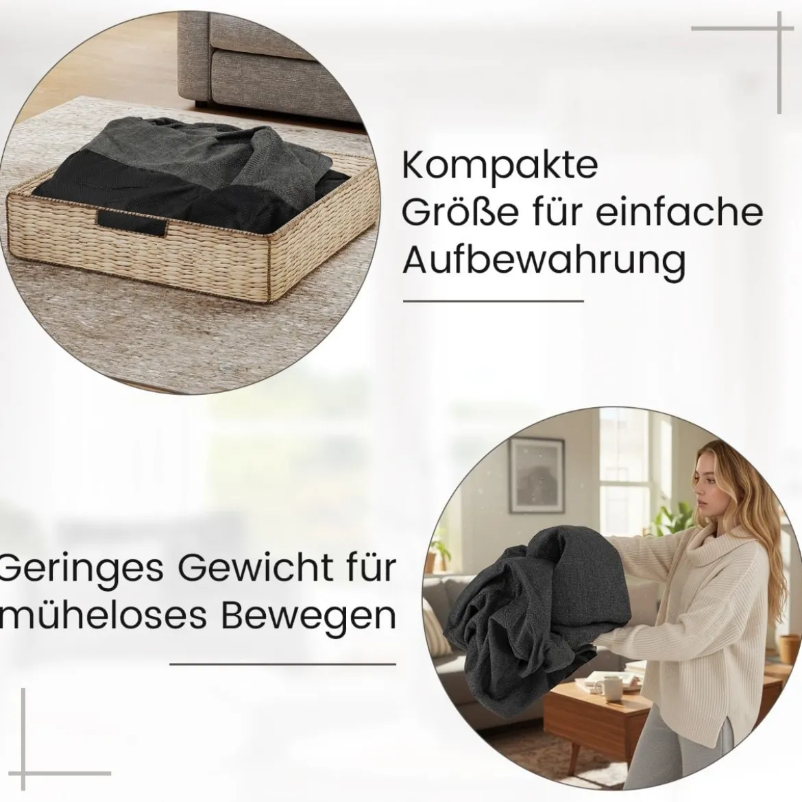 Aufblasbarer Lounge-Sessel ergonomisches aufblasbares Lazy Sofa mit abnehmbarem Bezug Grau