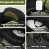 Aufblasbares Schlauchboot Angelboot mit einstellbarem Angelrutenhalter Fischhakenstator Aluminium-Paddel Grün