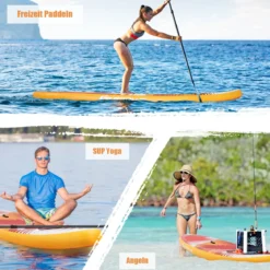 Aufblasbares Stand Up Paddle Board Aufblasbares Stand Up Paddle Board 335 x 76 x 15 cm Orange