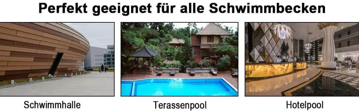 Aufrollsystem Poolwickelrolle für Abdeckungen und Solarplanen Rollensystem mit Gurten Aluminium 5,5M