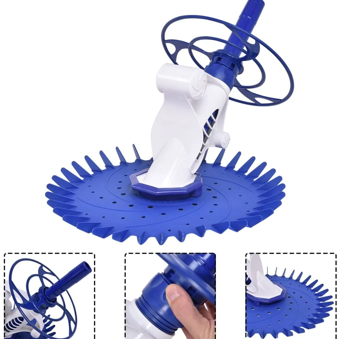 Automatischer Poolreiniger Poolsauger Swimmingpool Schwimmbad Cleaner inkl. 10 Schläuche