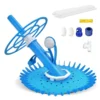 Automatischer Poolreiniger Kabellose Reinigungsmaschine für Pools 64 x 47 x 35 cm Blau
