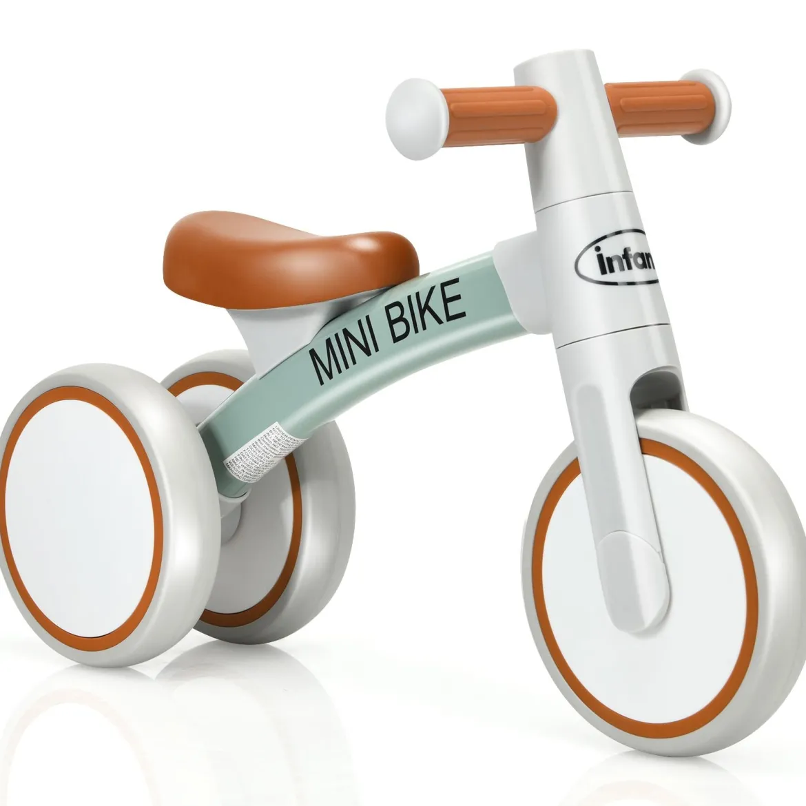 Baby-Dreirad Dreirad für Kinder im Altervon 1-3 Jahren Kinder Laufrad Dreirad ohne Pedal für Kinder Grau
