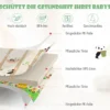 Baby Spielmatte faltbar Babymatte doppelseitig Krabbelmatte aus XPE Material Giraffe-Panda