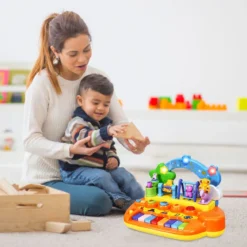 Babyspielzeug Klavier Baby Musikspielzeug Klaviertastatur mit integriertem Musikmodi
