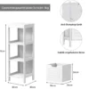 Badezimmerschrank Badschrank Holz Multifunktionales Aufbewahrungsregal mit 2 Schubladen Bodenschrank für Wohnzimmer Badezimmer Weiß