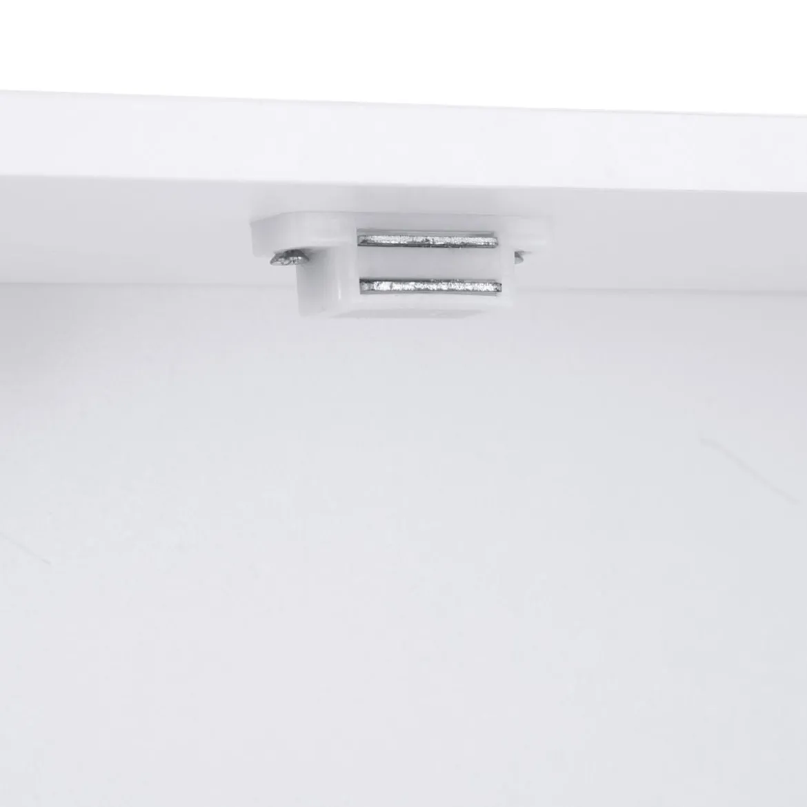 Badezimmer Spiegelschrank mit Höhenverstellbarer Ablage Badschrank mit Spiegel Weiß