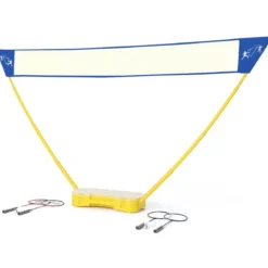 Badmintonnetz Höhenverstellbares Badminton-Netzständer Volleyballnetz 3 x 1,5 m