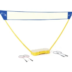 Badmintonnetz Höhenverstellbares Badminton-Netzständer Volleyballnetz 3 x 1,5 m