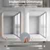 Badspiegel mit LED Beleuchtung 3 Lichtfarben Dimmbar & Stufenlose Helligkeitsregelung 70 x 50 cm