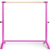 Ballettstange freistehend Ballet Bar 4 fach höhenverstellbar 121 x 64 x 100-130 cm Rosa