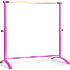 Ballettstange freistehend Ballet Bar 4 fach höhenverstellbar 121 x 64 x 100-130 cm Rosa