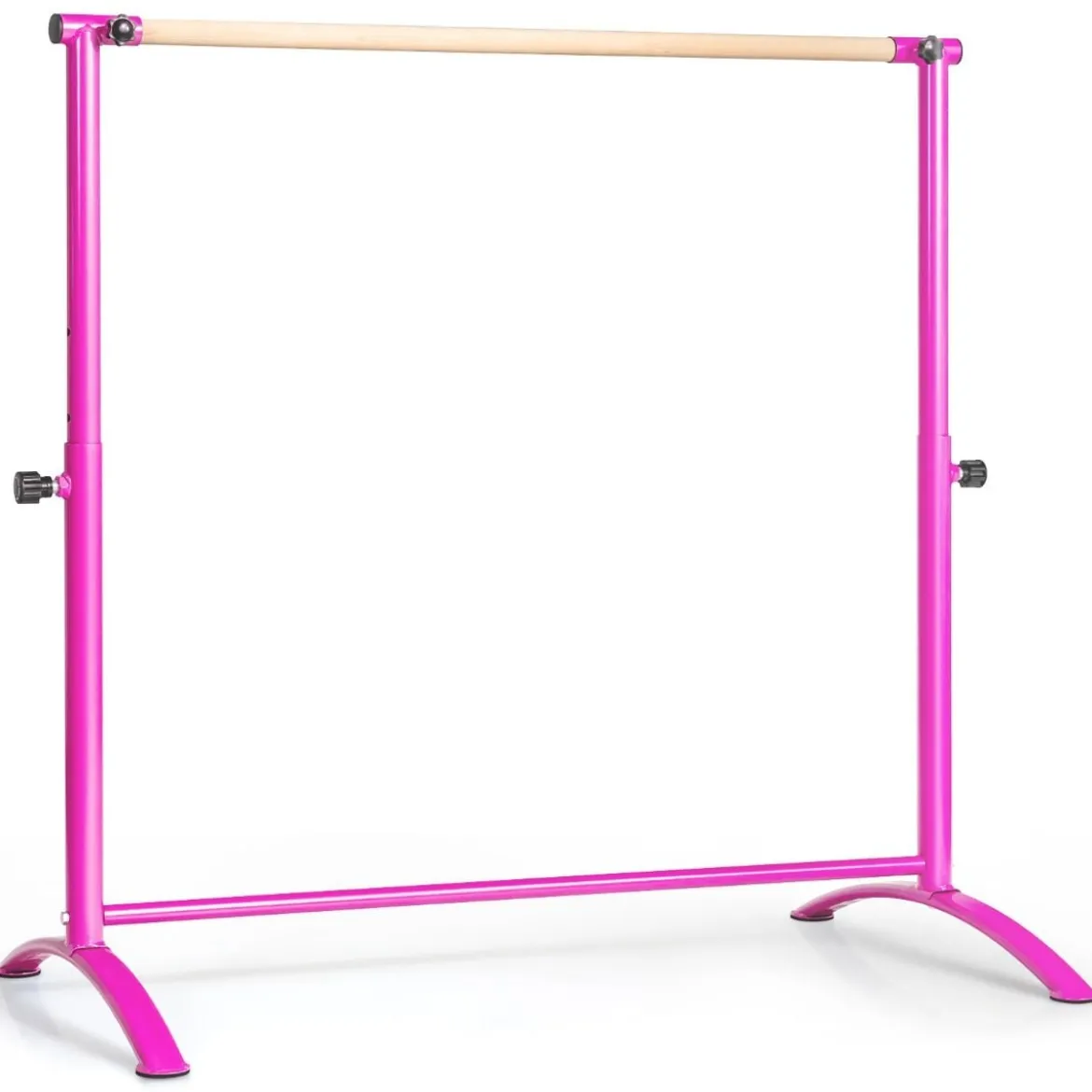 Ballettstange freistehend Ballet Bar 4 fach höhenverstellbar 121 x 64 x 100-130 cm Rosa