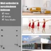 Ballettstange verstellbare freistehende tragbare Fitness Ballettstange Silber