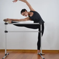 Ballettstange verstellbare freistehende tragbare Fitness Ballettstange Silber