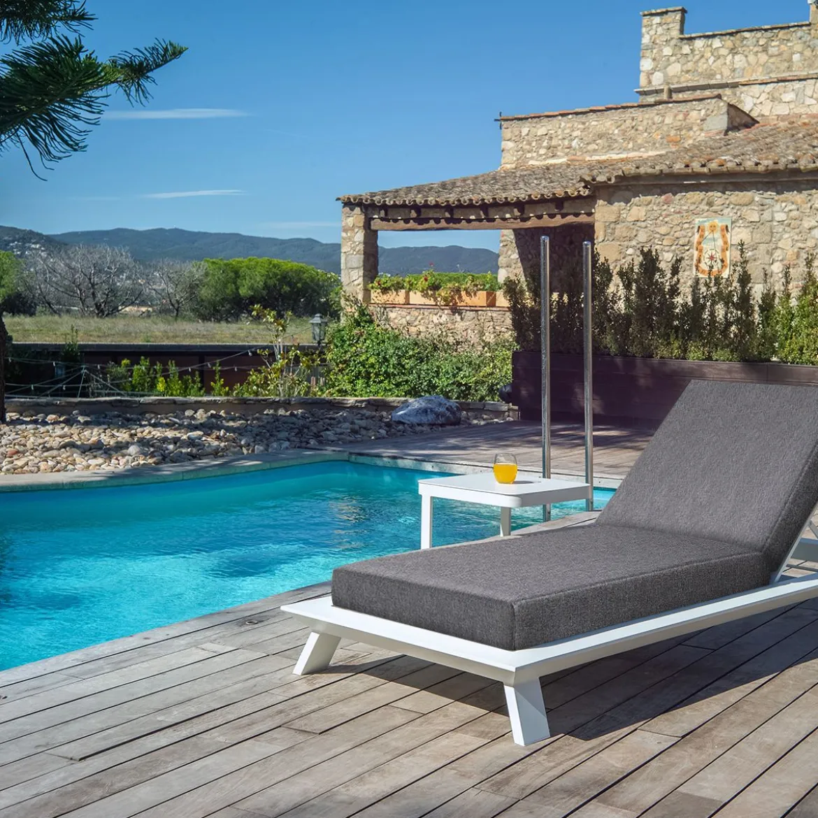 Bankkissen Terrassenmöbel Kissen aus Hoch Verdichtetem Schaum Schwarz & Grau