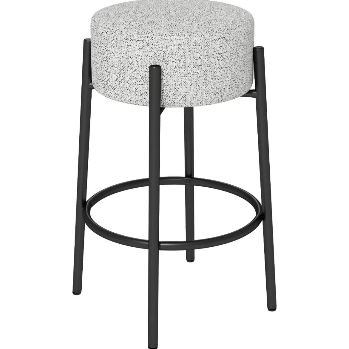 Barhocker Sitzhöhe 68cm Thekenhocker gepolstert Sitzhocker mit Fußstütze