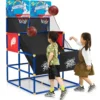 Basketball-Arcade-Spiel für Kinder Basketballständer mit 2 Körben 90 x 90 x 140 cm