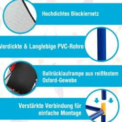 Basketball-Arcade-Spiel für Kinder Basketballständer mit 2 Körben 90 x 90 x 140 cm