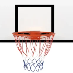 Basketballkorb an der Wand befestigter Basketballkorb Profi Dunking Basketballkorb für drinnen und draußen Orange-Rot