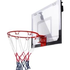 Basketballkorb Basketball-Set Kinder Backboard mit Ring und Netz 45 x 30 cm