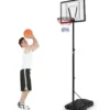 Basketballkorb outdoor Basketballständer 172-305cm höhenverstellbar Korbanlage mit abnehmbarem Mittelrohr