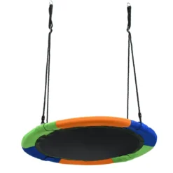 Baumschaukel Nestschaukel KinderschaukelRundschaukel Indoor-Outdoor-Schaukel Bunt
