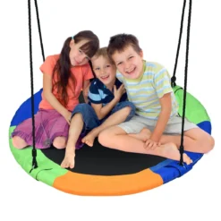 Baumschaukel Nestschaukel KinderschaukelRundschaukel Indoor-Outdoor-Schaukel Bunt