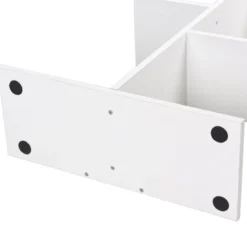 Bücherregal in Baumform mit 8 Ablagen Freistehendes Standregal Büroregal 50 x 20 x 141 cm