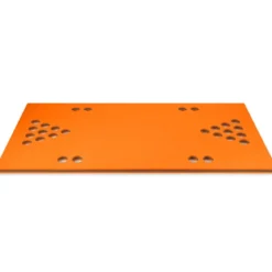 Beer Pong Schwimmender Teppich Wassermatte Schwimmmatte 176 x 90 x 3,5 cm Orange + Schwarz