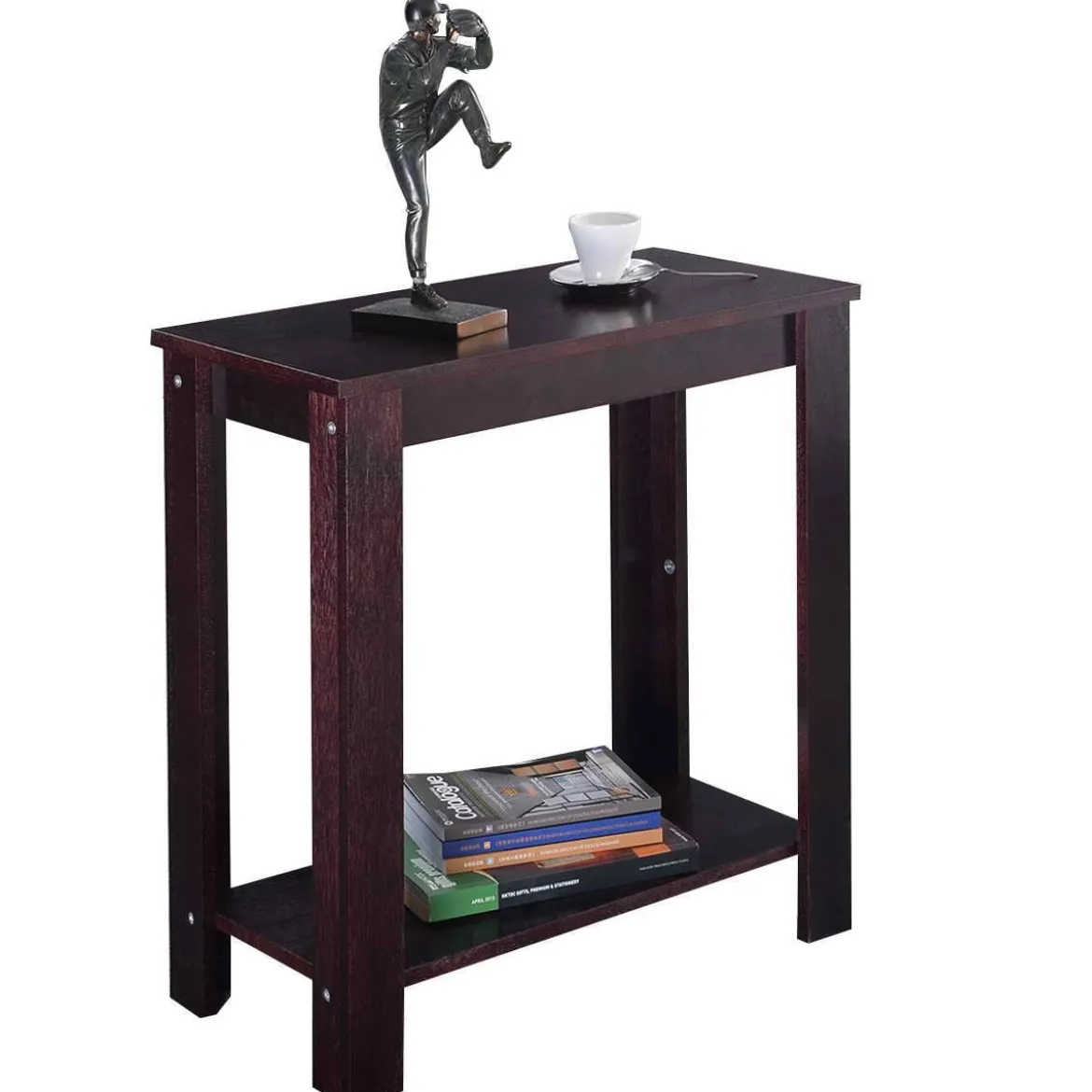 Beistelltisch Couchtisch Wohnzimmertisch Telefontisch Schwarz Holz 60 x 30 x 61 CM