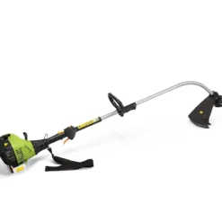 Benzin Rasentrimmer 800 W Freischneider Garten Kantenschneider mit Handgriffe Grün 167 x 21 cm
