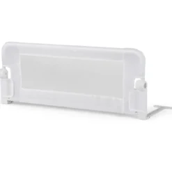 Bettgitter Sicherheitsgitter für Kleinkinder mit weichem Schaumstoff mit Gurt 105 x 40 x 42 cm Weiß