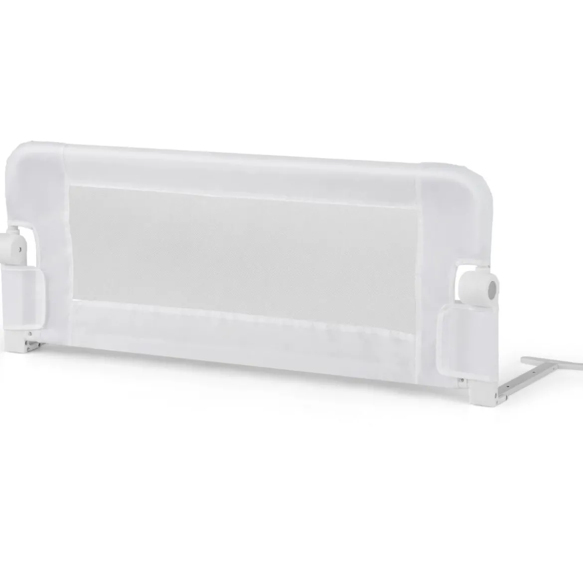 Bettgitter Sicherheitsgitter für Kleinkinder mit weichem Schaumstoff mit Gurt 105 x 40 x 42 cm Weiß