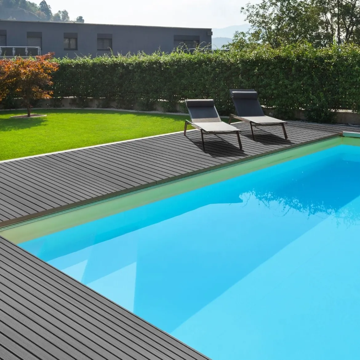 Bodenbelag für Boote Selbstklebend aus EVA-Schaumstoff Rutschfest 240 x 90 cm Grau