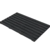 Bodenelement für Solardusche WPC Bodenplatte für Gartendusche 100 x 60 x 2,5 cm Schwarz