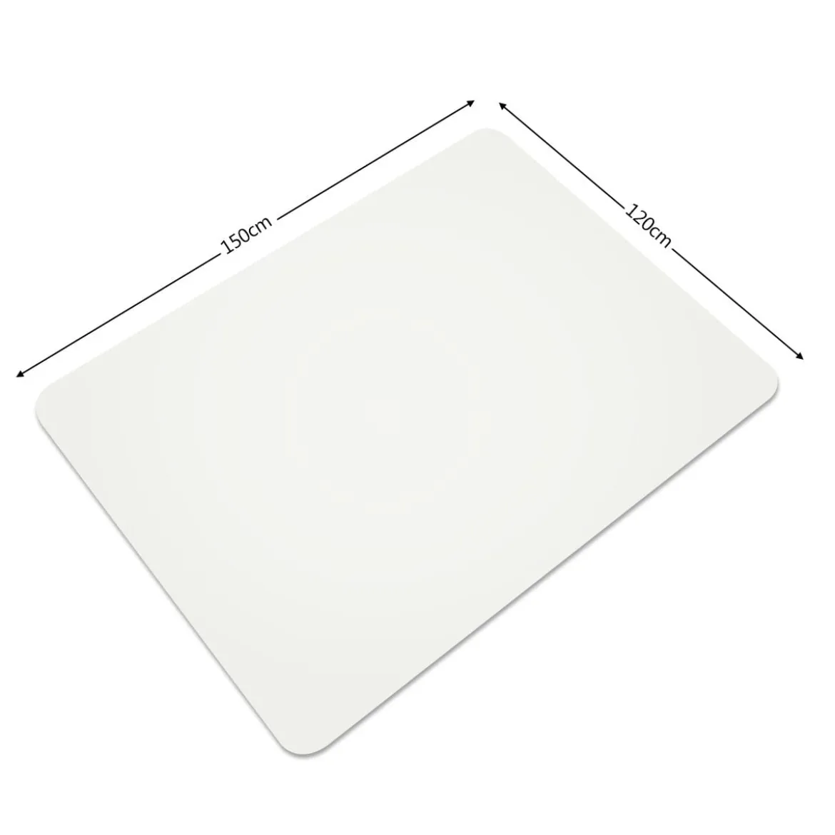 Bodenschutzmatte Bodenschutz Büro Stuhl Unterlage Schutz Matte PVC 2 (120x150cm)