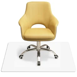 Bodenschutzmatte Bodenschutz Büro Stuhl Unterlage Schutz Matte PVC 2 (120x150cm)
