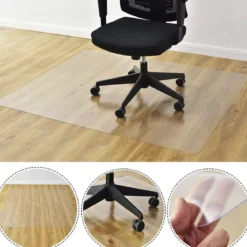 Bodenschutzmatte Bodenschutz Büro Stuhl Unterlage Schutz Matte PVC 2 (120x150cm)